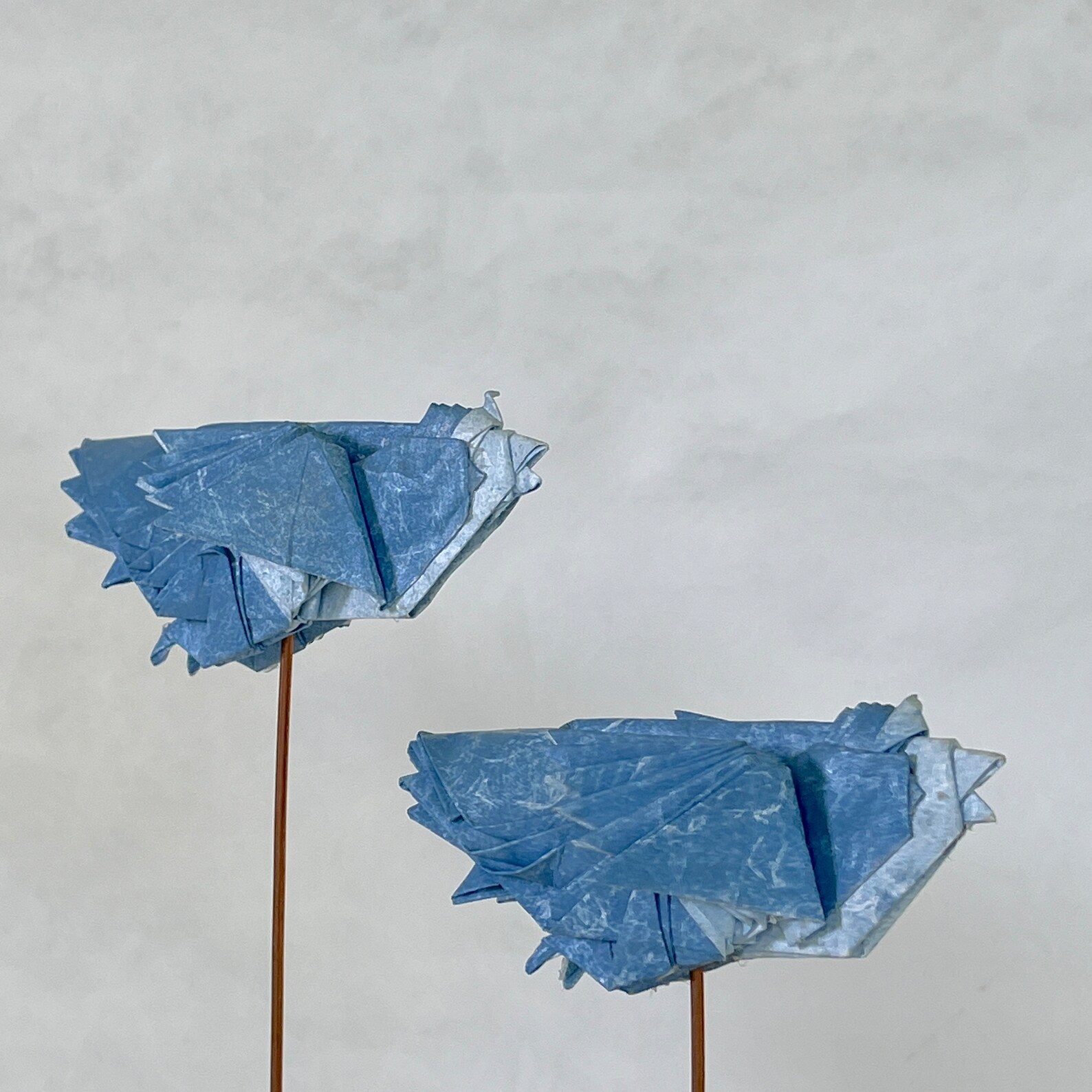 Unity in Flight: Origami Blue Birds - Etsy