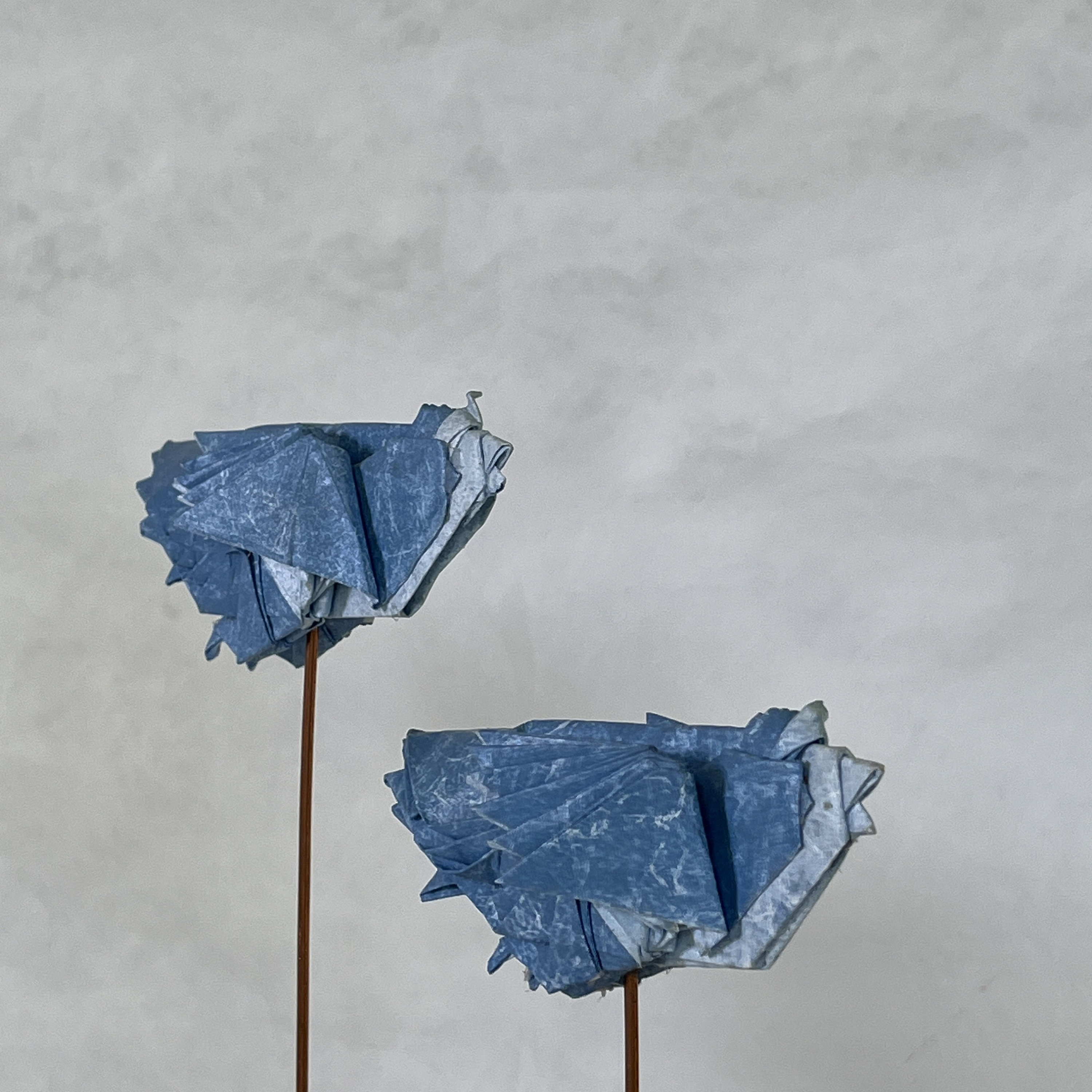 Unity in Flight: Origami Blue Birds - Etsy