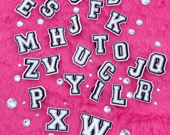 Trendy Alphabet Letters Numbers & Hashtag Shoe Charms – Customizable Footwear Accessories - Initals