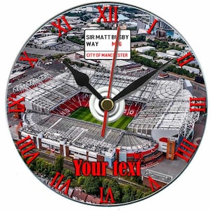 Orologio con CD regalo per tifosi del Manchester United - Personalizzabile