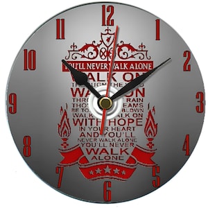 Orologio da tavolo DVD personalizzato per tifosi del Liverpool, regalo Anfield
