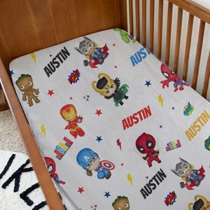 Toddler Avengers Sheet Set Etsy