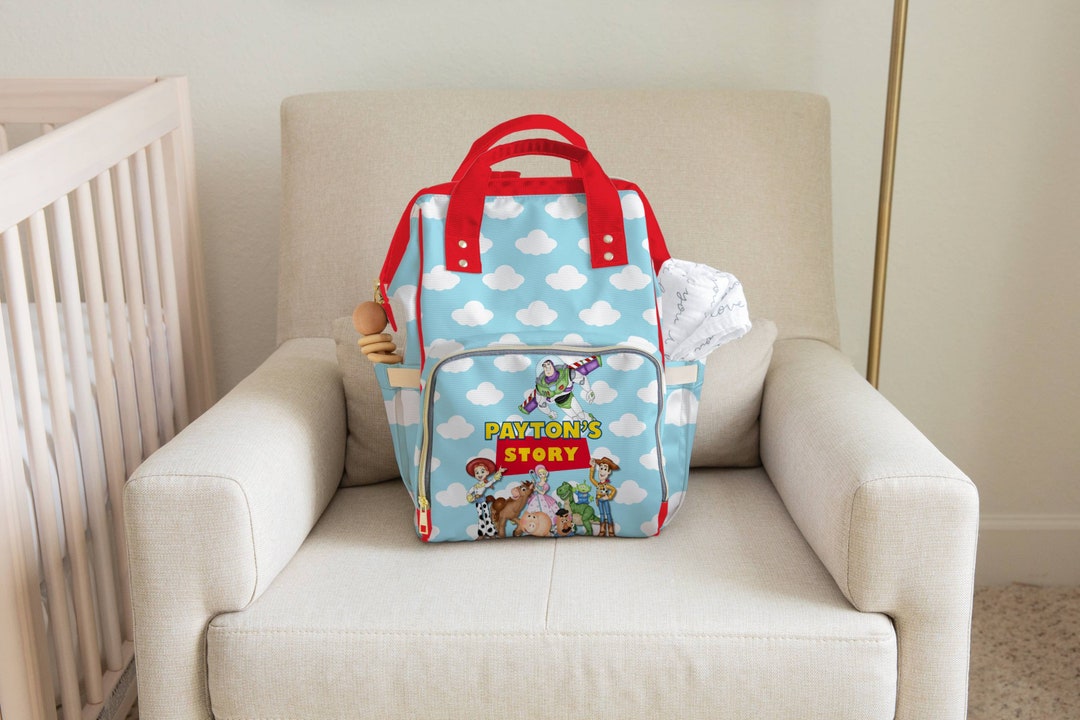 Toy Story Diaper Bag, Personalized Diaper Bag, Diaper Backpack, Disney