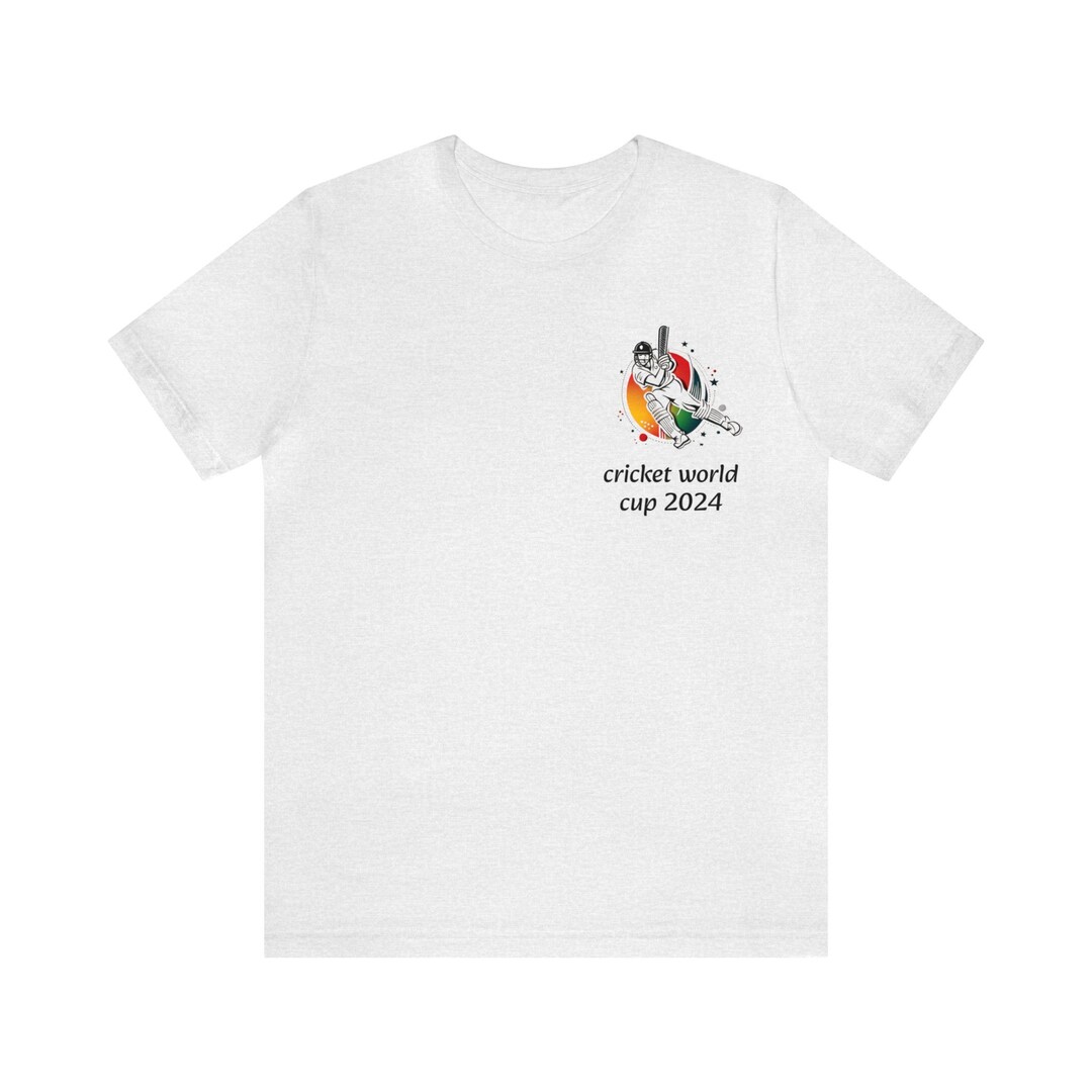 Unisex cricket World Cup 2024 Jersey Short Sleeve Tee USA Unique Design