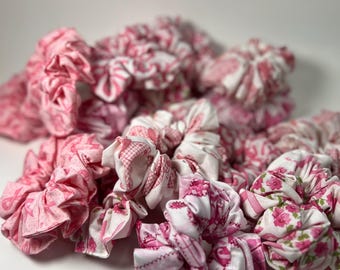 Coletero - Accesorio para el cabello de tela hecho a mano para concientizar sobre el cáncer de mama