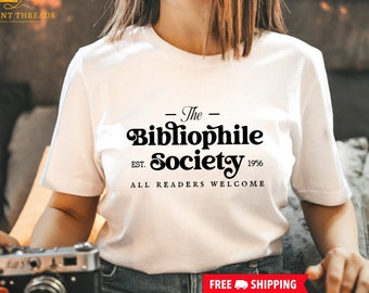 Bibliophile Gifted Tshirt, Book Lover Gift for Bibliophile, Bibliophile Book Lover, Gift for reader, bookworm bibliophile, Bibliophil gifts