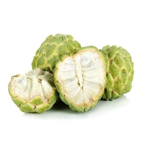 5 Sugar apple seeds, Annona squamosa, sweet sop