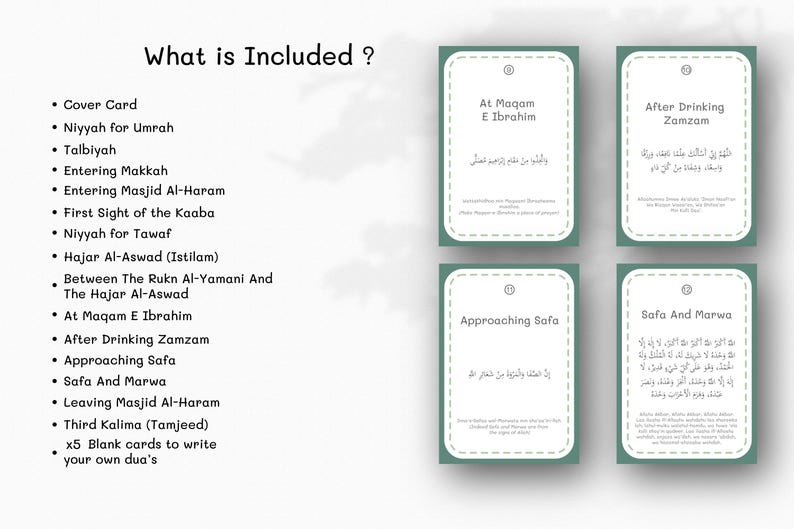 Simple Umrah Guide.pdf Umrah Flashcards Printable, Umrah Guide PDF, Umrah Dua Cards, Umrah ...