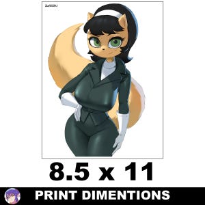 Kitty Katswell | Print (8.5 x 11 / 4 x 6) + (Matte / Lustre) option