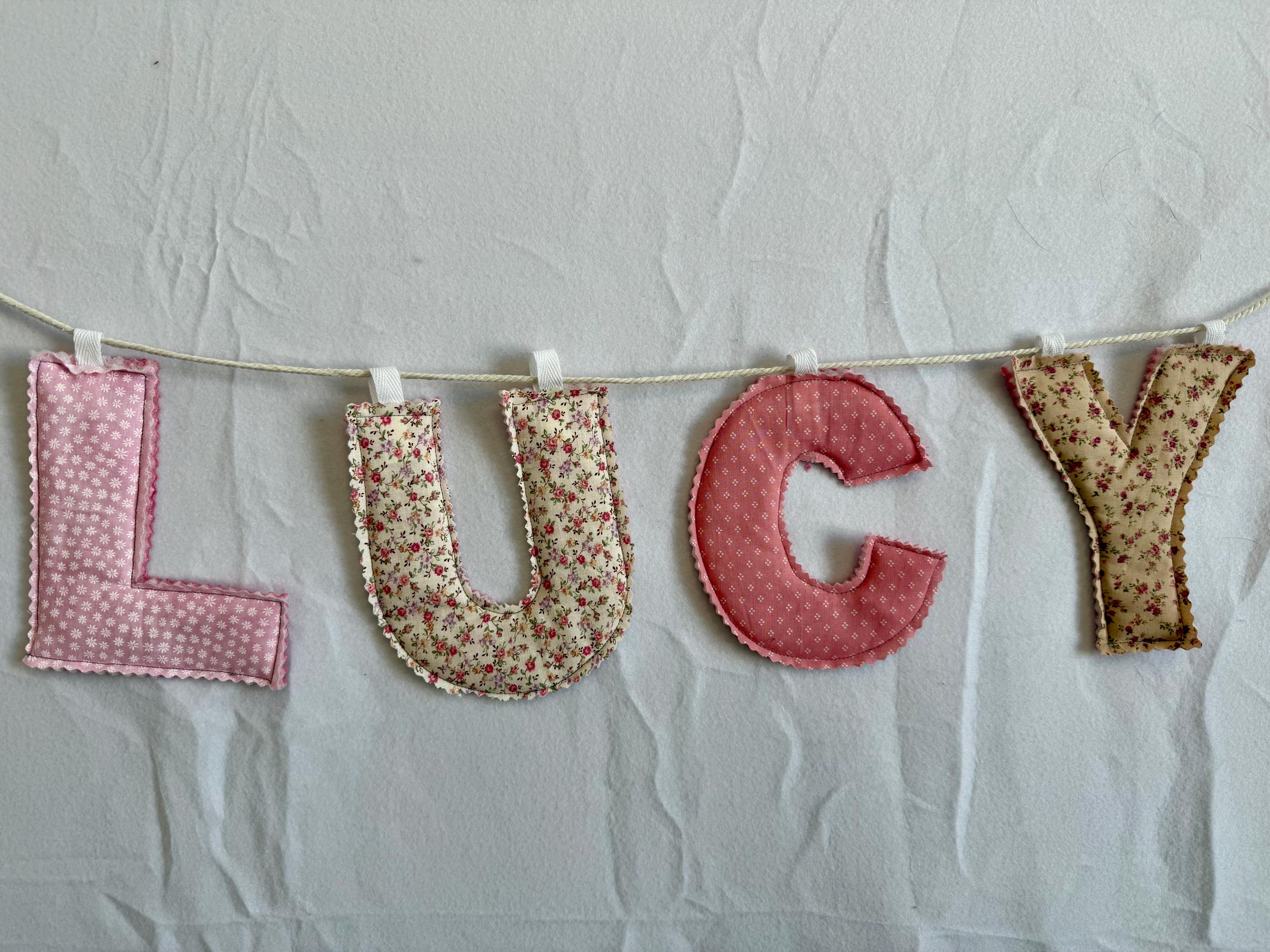 Puff Banner Custom Name Puffy Letter Banner | Name Banner | Happy Birthday Banner ...