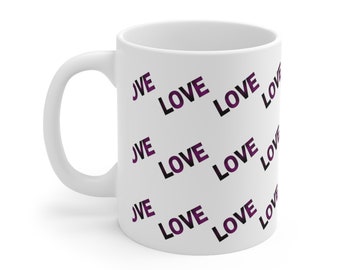 Purple Love Mug 11oz