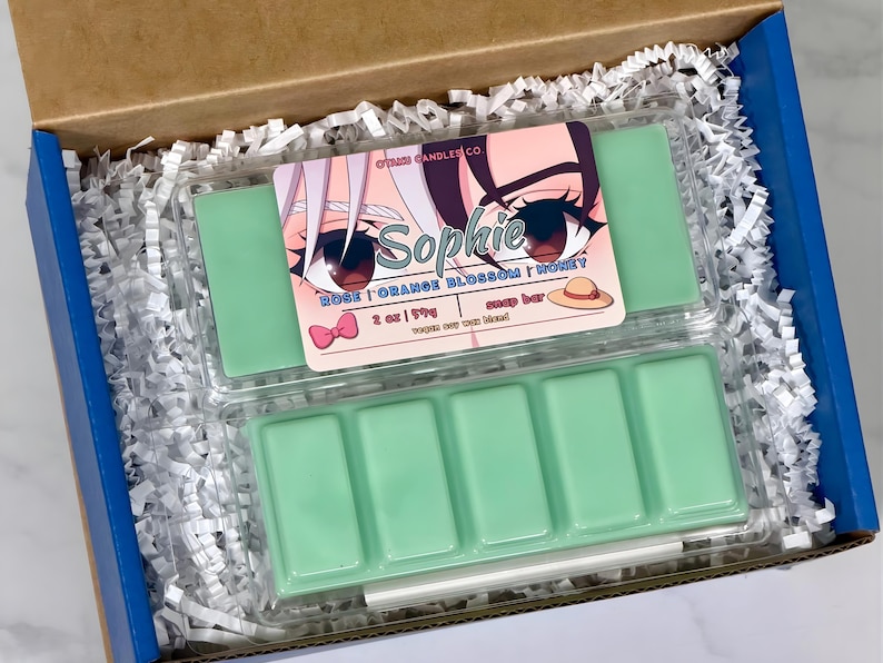 Barra de cera Sophie Snap - Inspirada en el Castillo de Howl / Pastillas de cera veganas de anime / Regalos de anime imagen 1