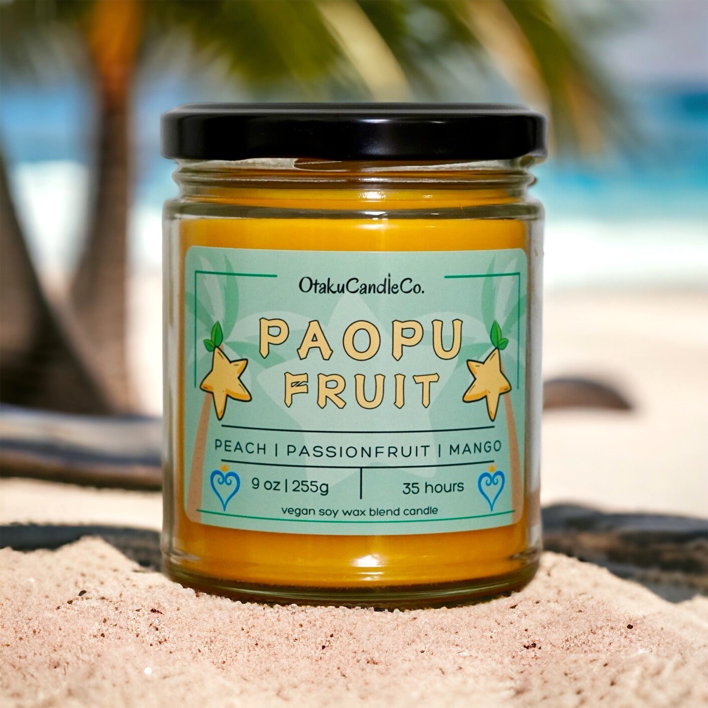 Sea Salt Ice Cream and Paopu Fruit Candle Bundle Kingdom Hearts Candles