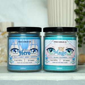 Elf Mage and True Hero Candle Bundle | Anime Magical Frieren and Himmel Candle Bundle