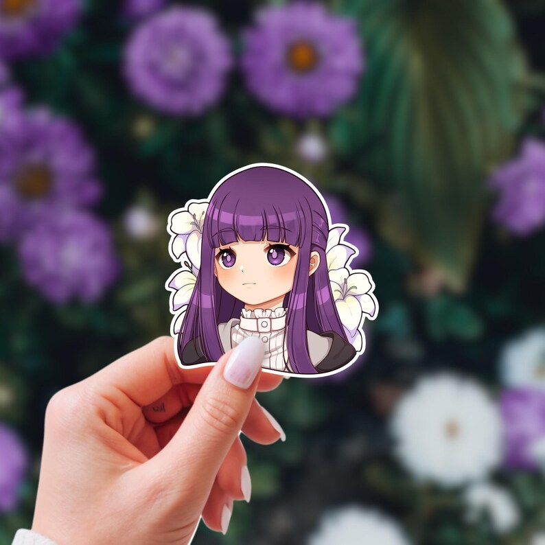 Vela de mago humano - Inspirada en el anime Beyond Journey's End / Vela de fantasía / Velas veganas / Regalos de anime Candles & Sticker