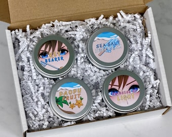 Pack de muestras de velas Destiny Islands - Inspiradas en videojuegos / Velas de fantasía / Velas veganas / Regalos para gamers