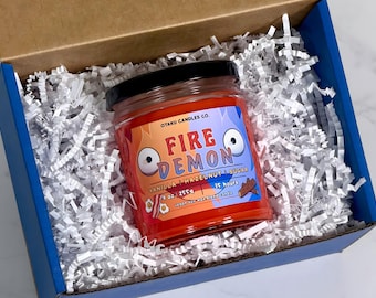 Fire Demon Candle - Howl's Castle Inspired | Anime Vegan Candles | Anime Gifts