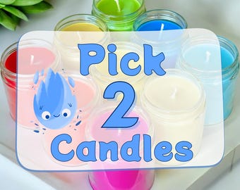 Pick 2 Candle Bundle | Vegan Candles Bundle |  9 oz Vegan Candles