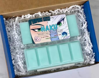 Haku Dragon Snap Bar - Spirited Bathhouse Inspired | Anime Vegan Wax Melts | Anime Gifts