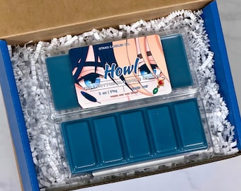 Barra de cera Howl Snap Bar - Inspirada en el Castillo de Howl / Pastillas de cera veganas de anime / Regalos de anime