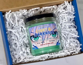 Light and Darkness Candle - Gaming Inspired | Fantasy Candle | Vegan Candles | Gamer Gifts