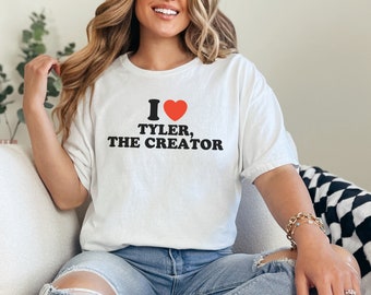 I Love Tyler The Creator Tshirt Retro Tyler Merch Oversized Shirt Tyler The Creator Flower Boy Vintage Tyler Band Gift For Tyler Fans