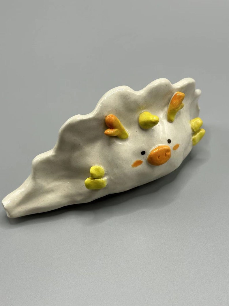 Dumpling pipe en céramique, pipe Potsticker, belle boulette, pipe en céramique d'amant de boulette, cadeau pour fille, beau cadeau, cadeau pour elle image 3