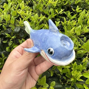 Niedliche Delfin Keramik Mädchen Schüssel, Delfin Pfeife, Pfeife aus dem Meer, künstlerische Lady Pfeife, einzigartiges Geschenk, Geschenk vom Meer, Muttertagsgeschenk Bild 2