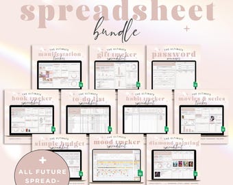 Spreadsheet Template Bundle for Google Sheets | All Spreadsheets From ...