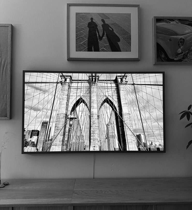 Samsung Frame Tvart, Art, Digital TV, New York, Modern, Minimalist Etsy