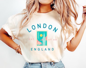 London England Graphic Tee - Comfort Colors Souvenir Shirt