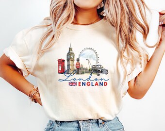 London England Shirt: Comfort Colors Travel Souvenir Tee