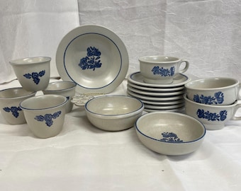 Vajilla de gres vintage Pfaltzgraff Yorktowne