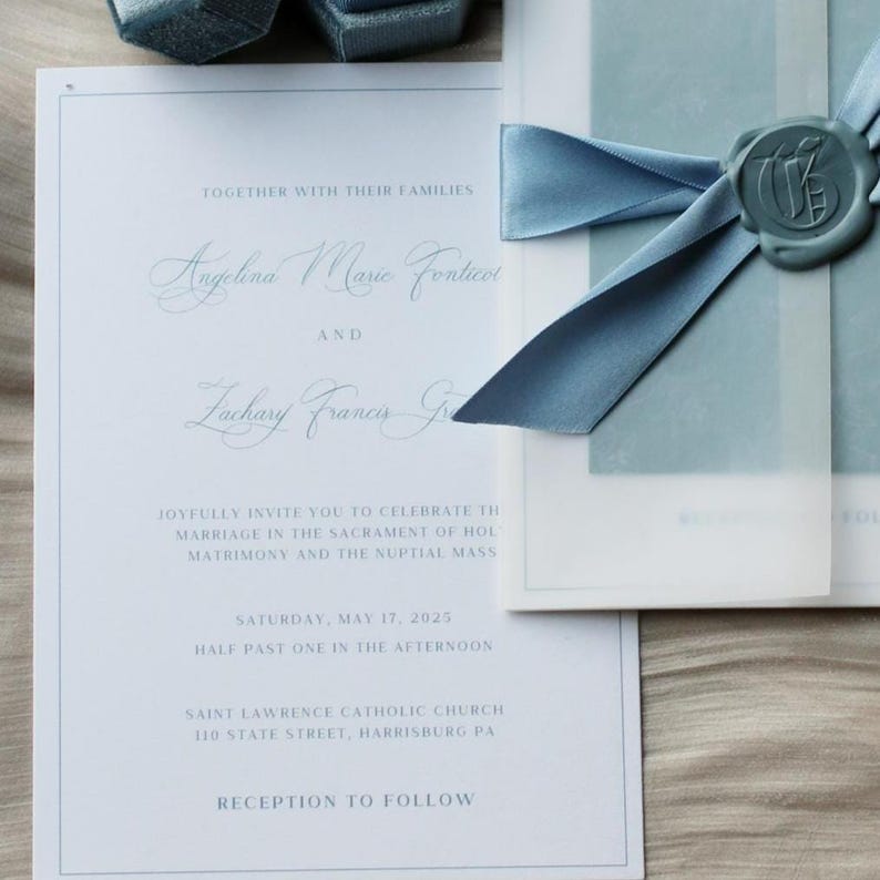 Custom Wedding Invitation Template | Editable A7 5x7 Invite | Elegant ...