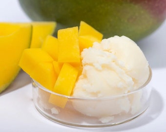Raw Premium Mango Butter - 100% Pure Organic Mango Butter, Nourish and Hydrate Your Skin with this Organic Raw Butter