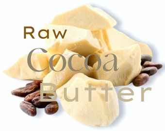 Organic Raw Cocoa Butter Pure Unrefined CocoaButter for Skin and HairMoisturizing,Natural BodyButter for DrySkin Relief,Organic Cocoa Butter