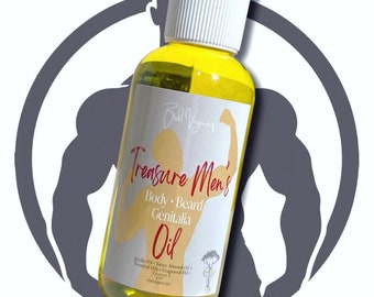 Premium Men's Oil - Beard, Face and Body Oil, Nourishing Oil with Natural Ingredients, Skincare For Men