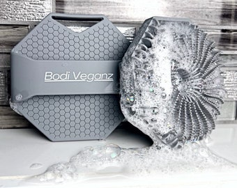 Exfoliating Bodi Scrubber: Silicone Loofah Sponge for Gentle Skin Renewal and Deep Cleansing,Long-Lasting Body Sponge,Skin Exfoliator