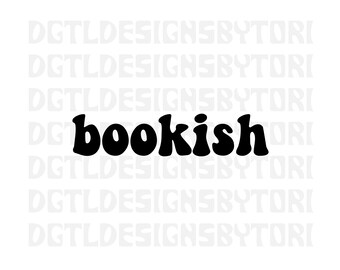 livresco | Download instantâneo | Arquivos PNG e SVG | Leitura | Texto retrô