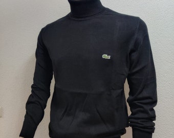 Lacoste Rollkragen Schwarz Pullover/Sweatshirt Herren