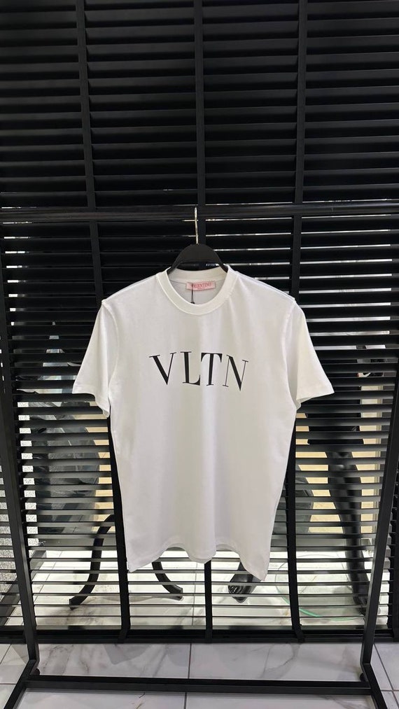 Valentino logo print men's t-shirt white