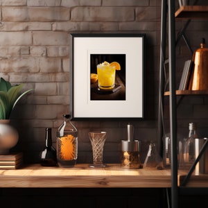 Screwdriver - Jedzenie i napoje, koktajle, napoje dla dorosłych, restauracja, wózek barowy - wysokiej jakości wydruki cyfrowe/natychmiastowe pobieranie