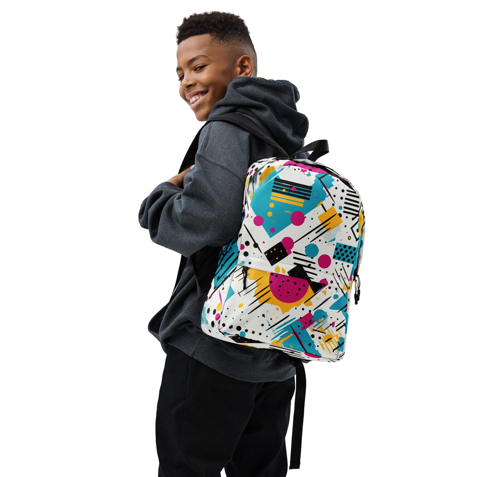 Original Art Hip Hop Backpacks that rock! Street Art Splash Rucksack: Graffiti Print Cool Backpack - Etsy main image 2