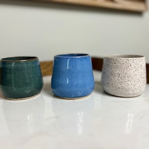 Handmade Ceramic Cup - Wine Glasses - Various Colors