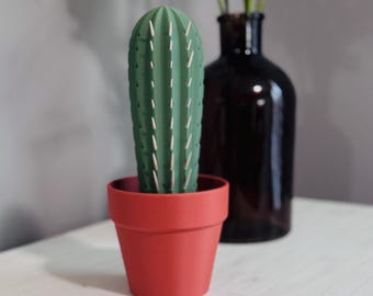 Palillero de cactus impreso en 3D: decoración original para la cocina