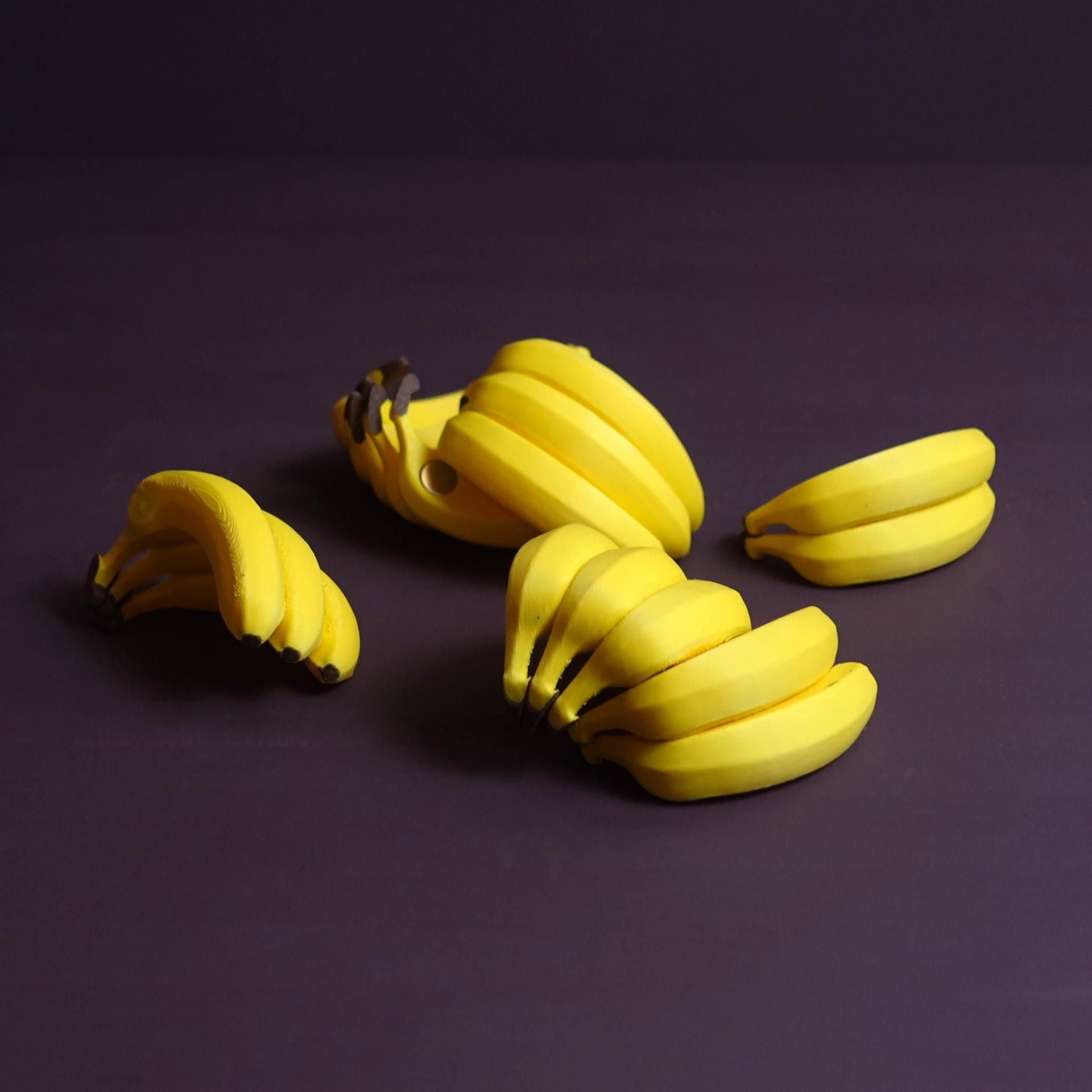 3D Printed Banana Fridge Magnets: Quirky Kitchen Decor - Etsy