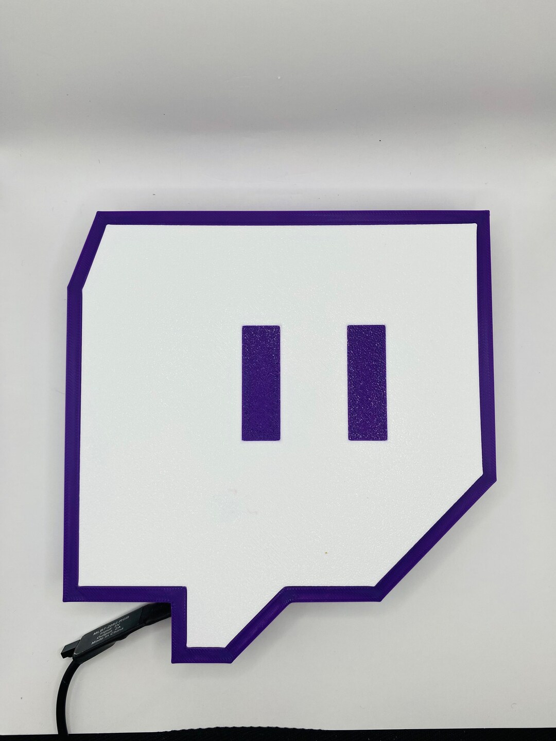 Custom 3D Printed Twitch Lamp for Streamers LED Streaming Light With ...