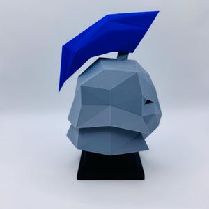 OSRS Ironman Helm | 3D gedrucktes RuneScape Sammlerstück & Display Dekor | Old School RuneScape Geschenk, Merch, Gaming Decor, Cosplay Prop