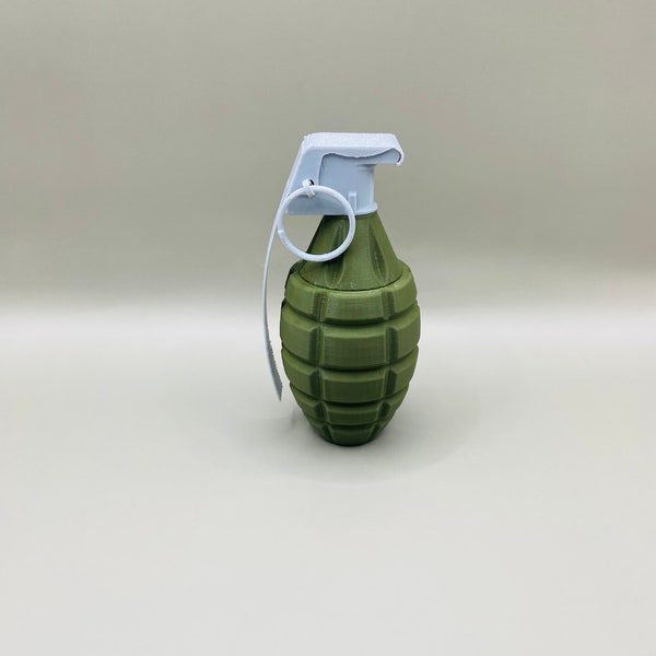 3D Printed MK-2 Hand Grenade Replica for Cosplay | Authentic Prop for Military & War Costumes