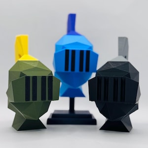 OSRS Full Helm - 3D gedrucktes Old School RuneScape Geschenk für Gamer, Sammlerstück für Ihn, Gamer Regalverzierung